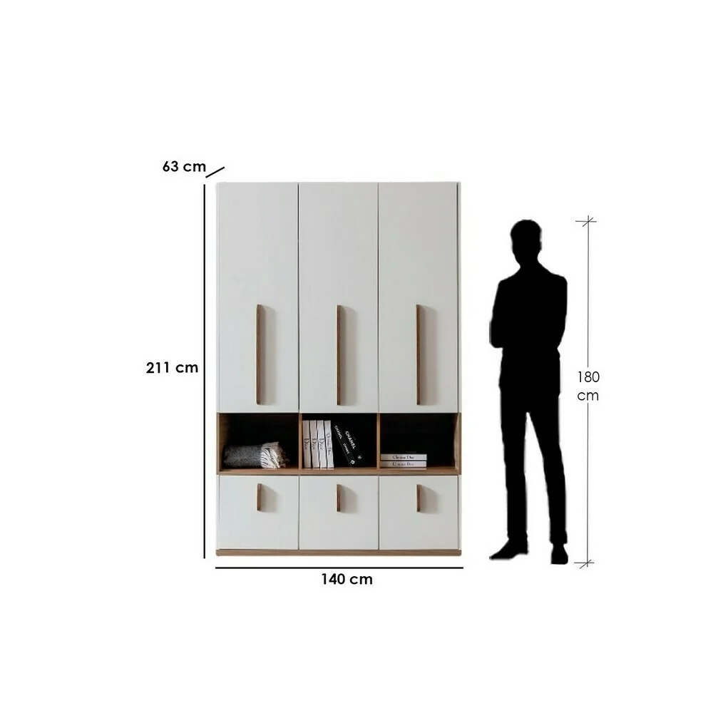Modern Wardrobe with Mirror
