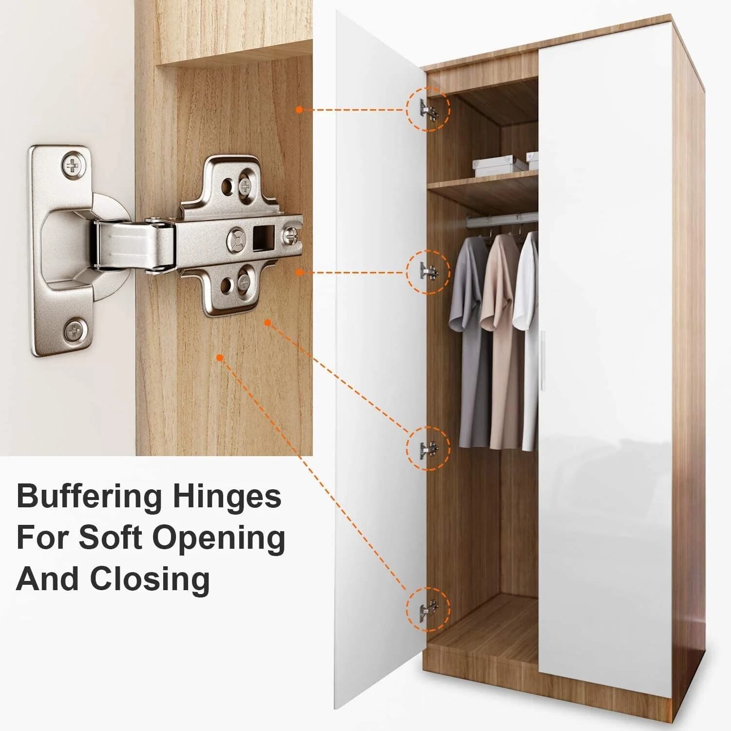 Modern Wardrobe with Mirror