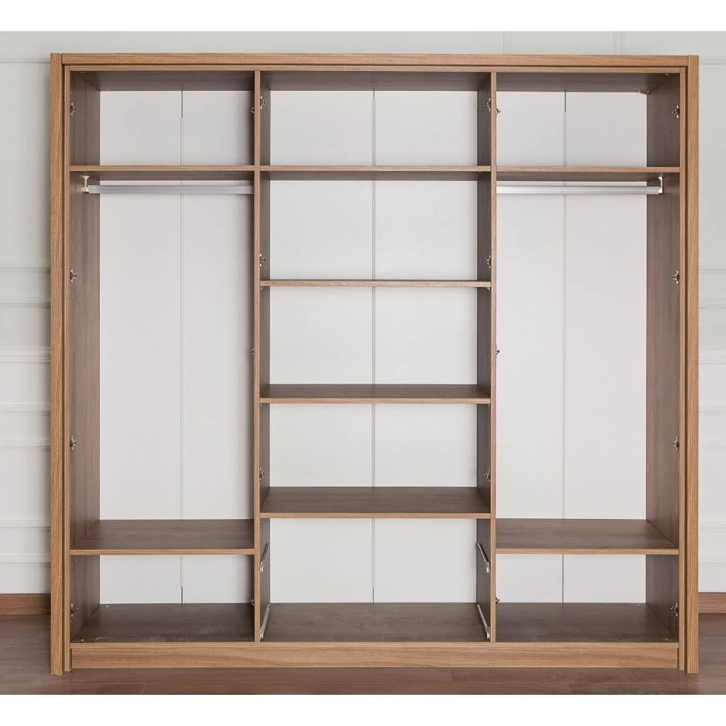 Wardrobe 4 doors with drawers