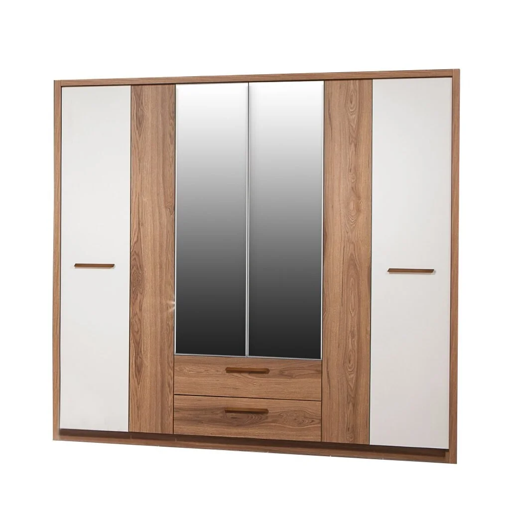Wardrobe 4 doors with drawers