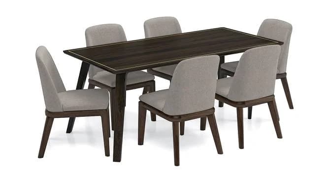 Solid Wood 6 Seater Dining Table With Set Of Chairs