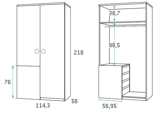 bed with bookcase