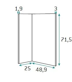 bed with bookcase