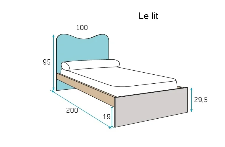 BLUE BED