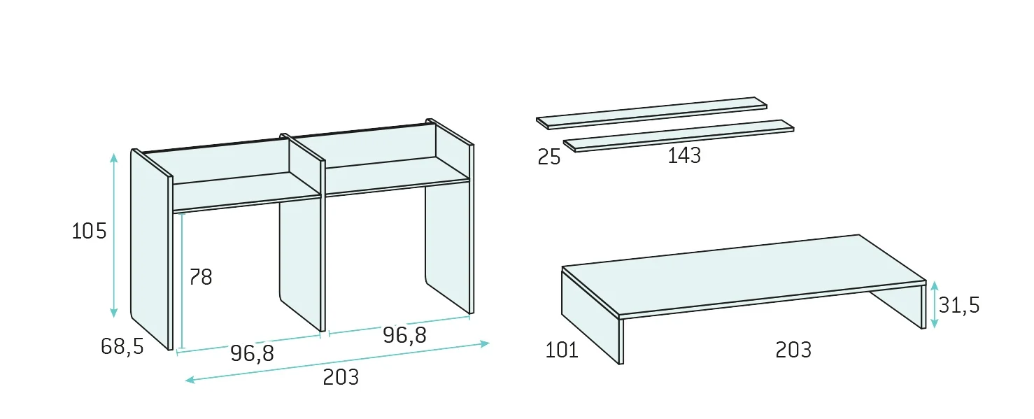 double bed – GLICERIO