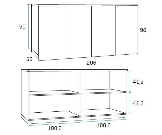 Single bed with storage