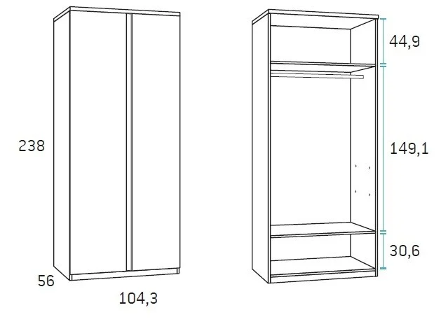 Single bed with storage