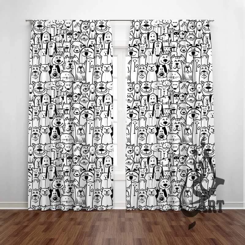 A Curtain With Unique Design