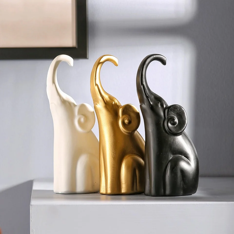 Collection of elephant decoration