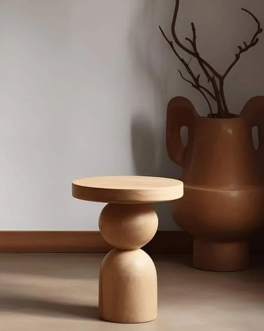 Mini wood table
