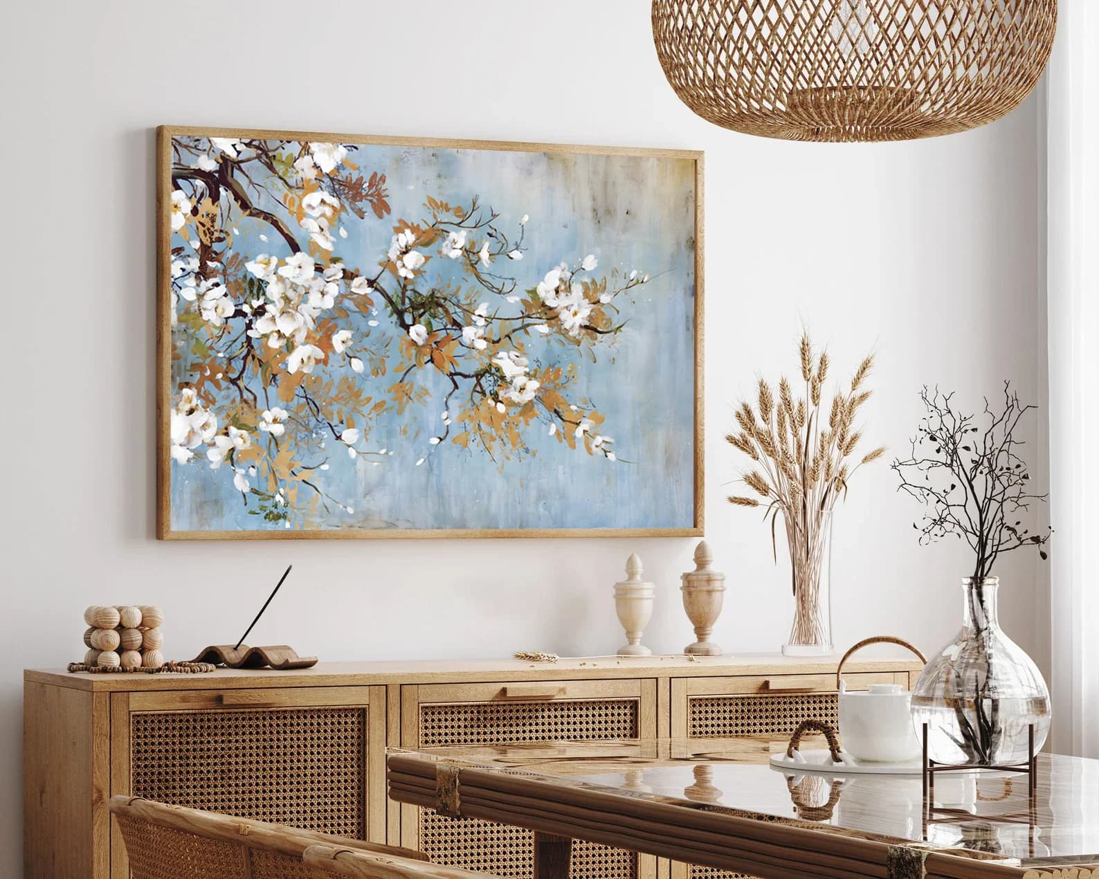 A Painting of Cheerful Roses