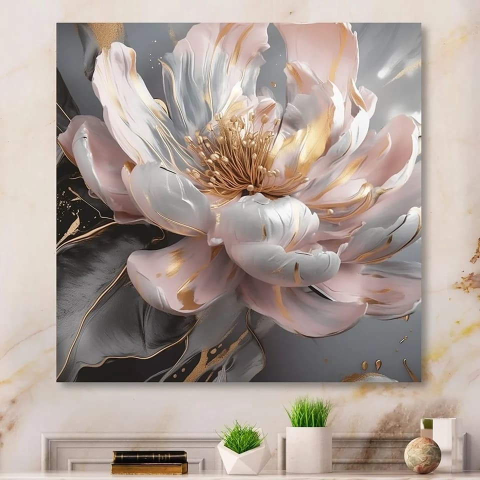 Painting Of Colorful Flower