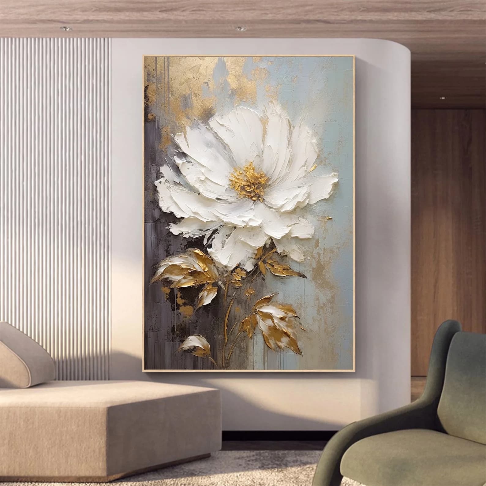 Painting Of Delightfully Flower