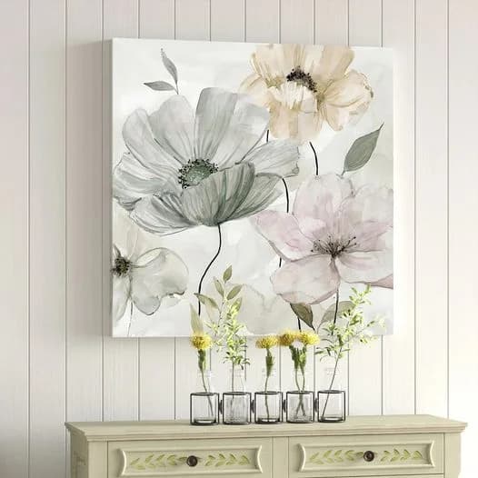 A Painting Of Bright Roses