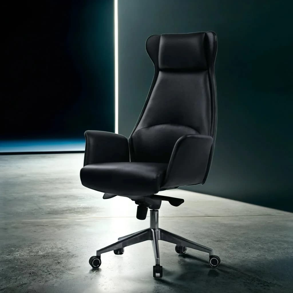 black office chair