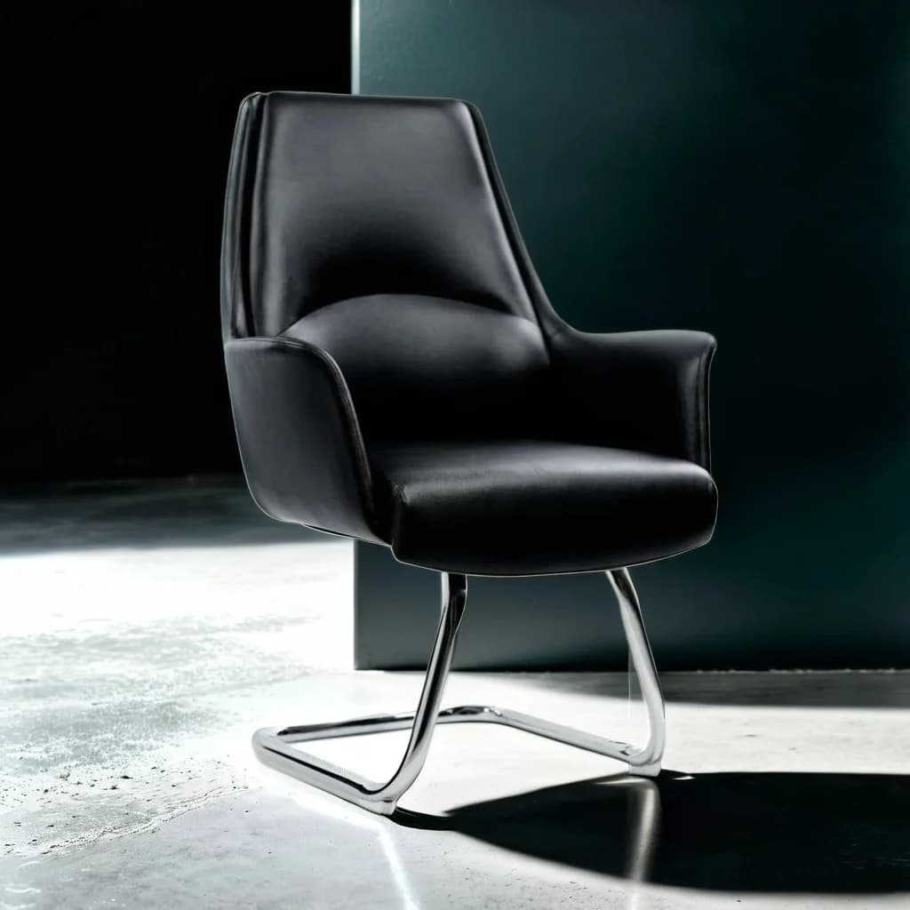 black office chair