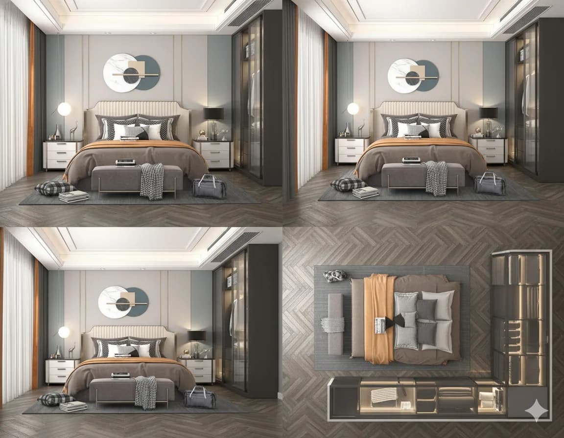 Oak Bedroom