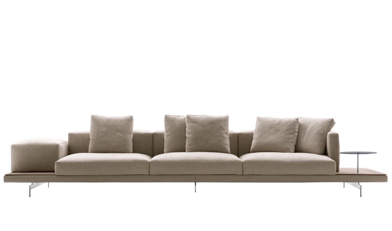 Dark Grey L-Shaped Sofa