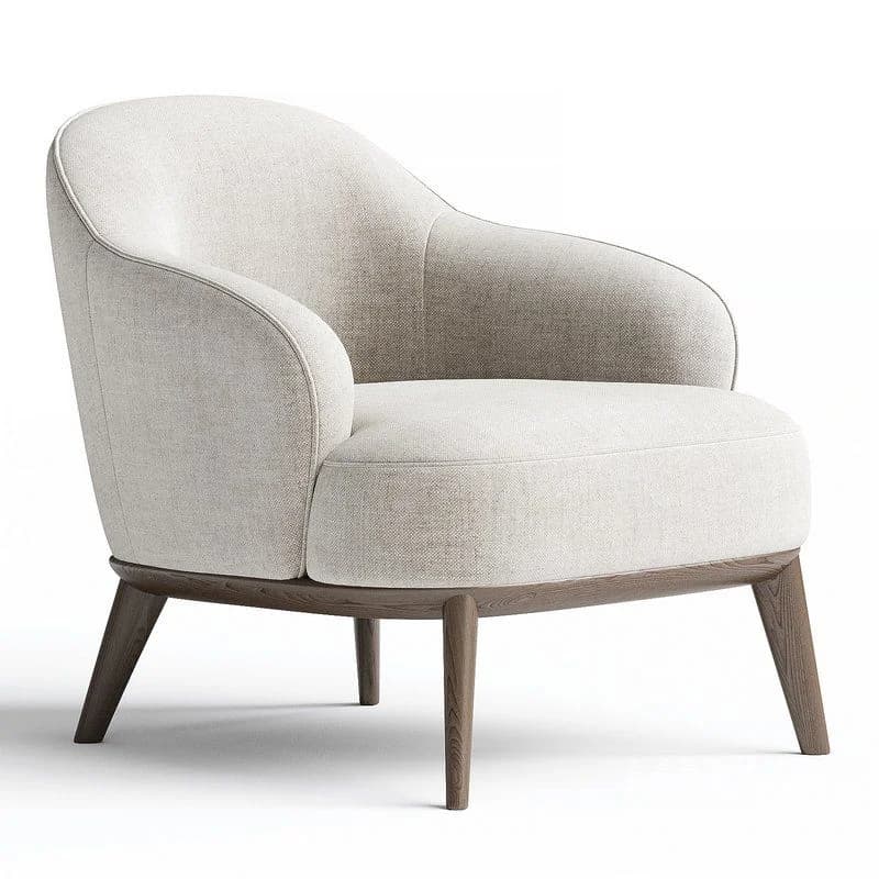 Beige Lounge Chair