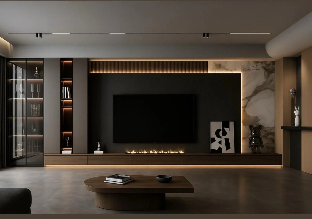 Modern Minimalist TV Unit